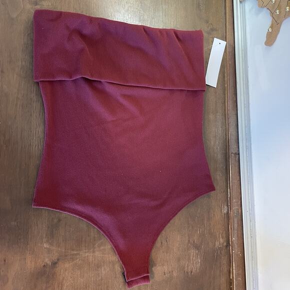 NWT Live In The Moment Ribbed Bodysuit Size Large Y2K Streetwear Grunge Punk 90s - Picture 2 of 11